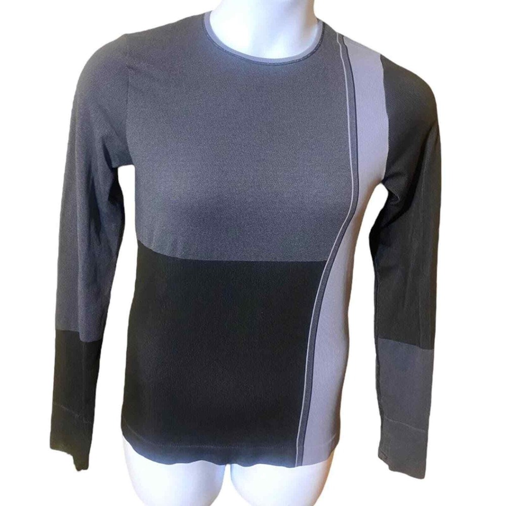 DEREK LAM 10 C ATHLETA Block Ave Colorblock long sleeve top - Large - Picture 3 of 7